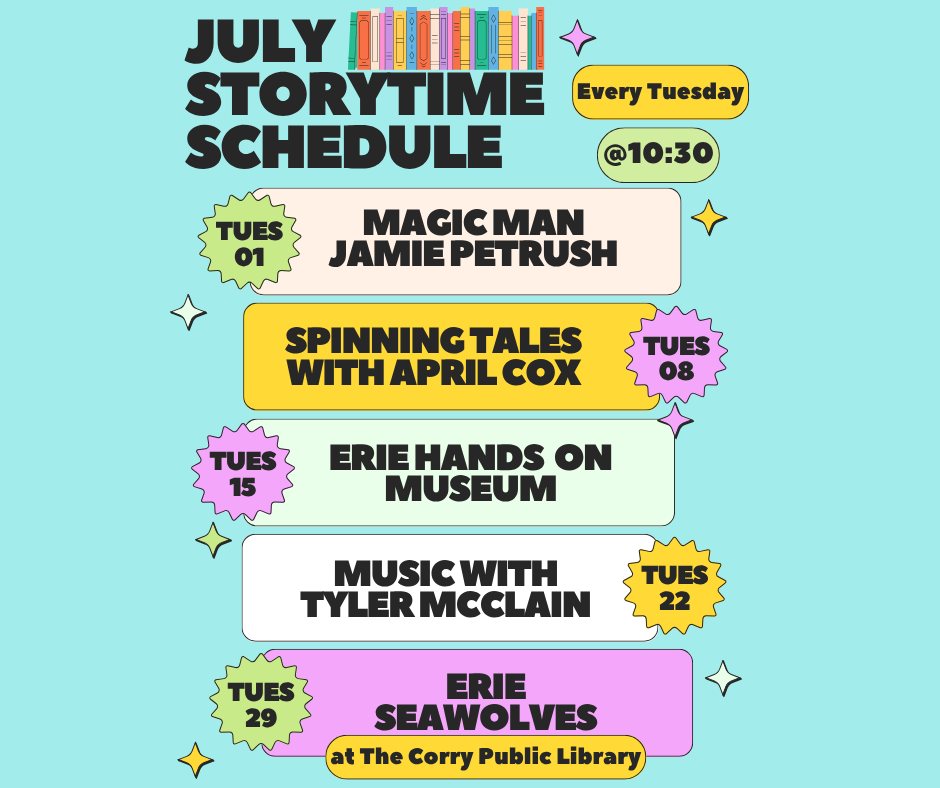 July Storytimes!